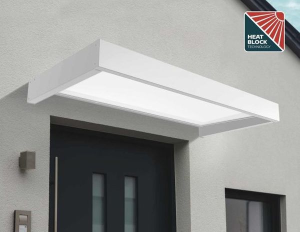 Hovedbilde Canopia by Palram Sophia dørmarkise 95 x 215 cm grå klar