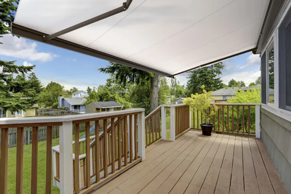 Hovedbilde Kassettmarkise m ledys, bredde 310-350 cm x  260 utfall