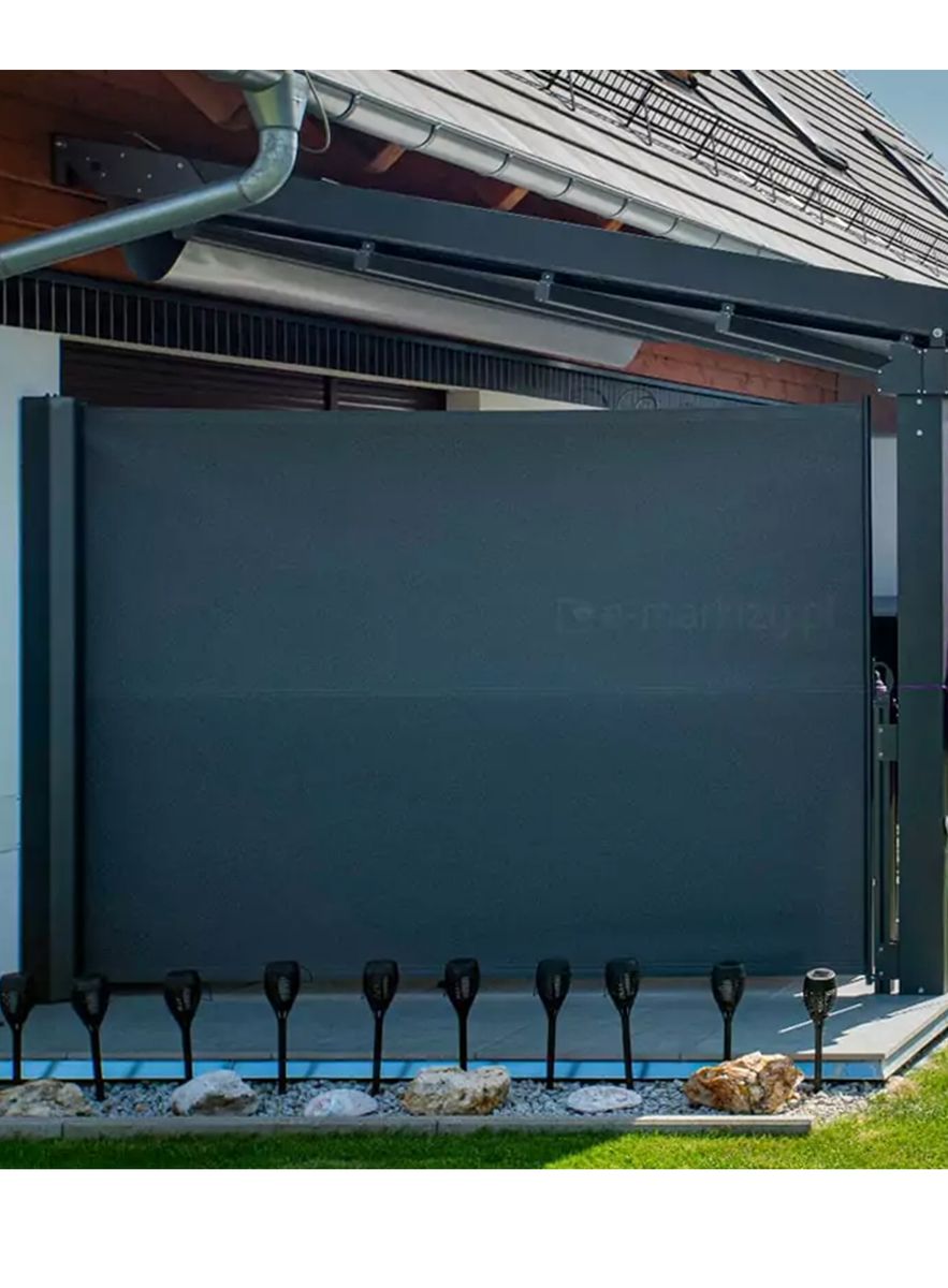 Levegg - Sidemarkise - Høyde 160 cm - Velg mellom 150 dukfarger